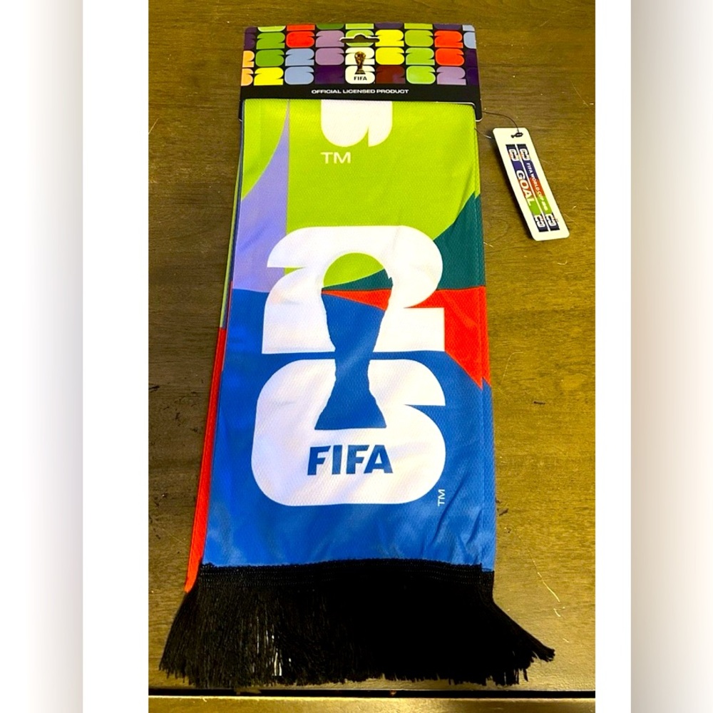 FIFA World Cup 2026 63" Scarf FIFA Official Merch 2026 NEW WITH TAGS